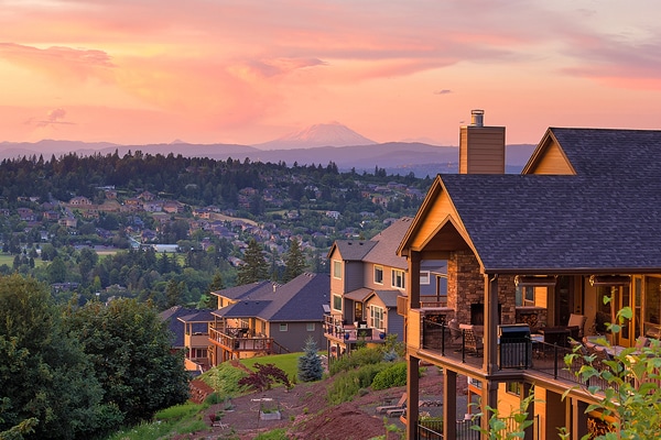 home neighborhood in Happy Valley Oregon Clackamas County